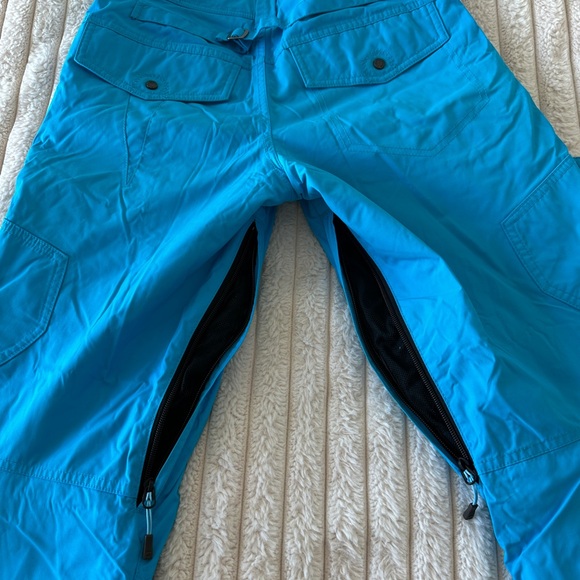 Orage Electric Blue Cargo Snow Pants | Womens Adult Ski Snowboard Pant Y2K - Picture 6 of 16